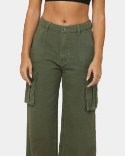 XXIII Women's Nuray Cargo Pants Khaki -Sportswear Women Store 03009071 YK001 womens 0030