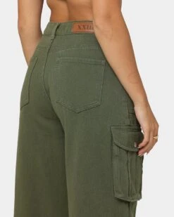 XXIII Women's Nuray Cargo Pants Khaki -Sportswear Women Store 03009071 YK001 womens 0080