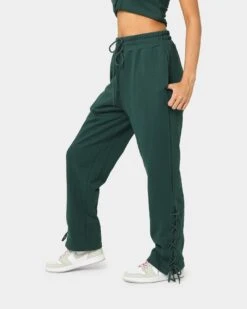 EN ES Women's Mason Lace Up Track Pants Deep Teal 16 EN ES Women's Mason Lace Up Track Pants Deep Teal -Sportswear Women Store 03009172 YD527 womens 0060