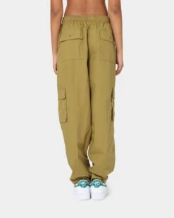 OBEY Women's Sunny Poplin Cargo Pants Olive Oil -Sportswear Women Store 03009284 YO137 womens 0040