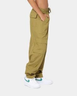 OBEY Women's Sunny Poplin Cargo Pants Olive Oil -Sportswear Women Store 03009284 YO137 womens 0050
