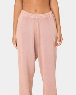 Reebok Women's Classics Natural Dye Small Logo French Terry Pants Coral -Sportswear Women Store 03009331 YC510 womens 0030