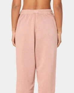 Reebok Women's Classics Natural Dye Small Logo French Terry Pants Coral -Sportswear Women Store 03009331 YC510 womens 0080