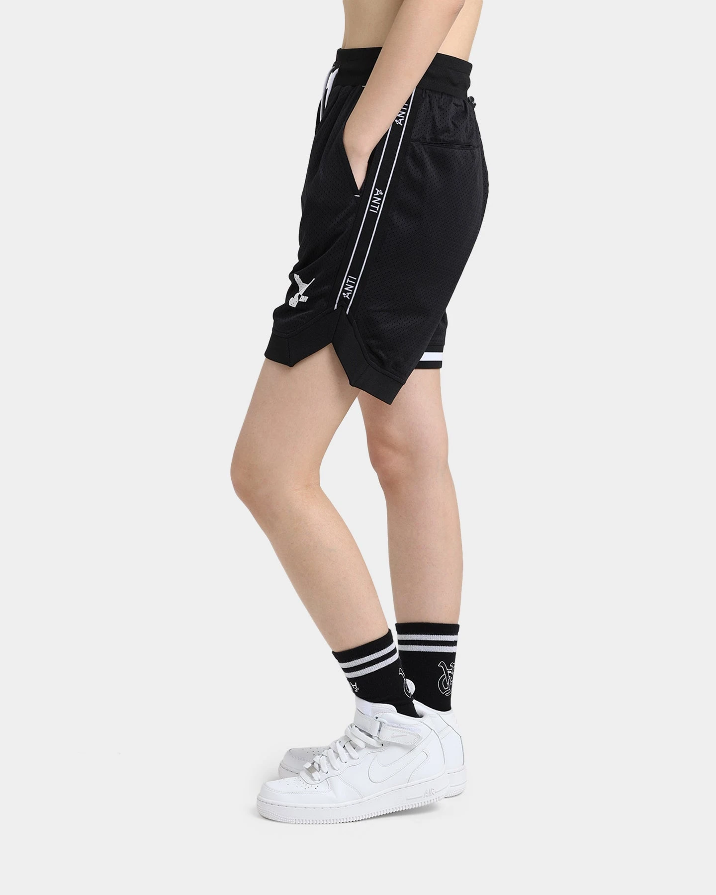 The Anti Order Off Season Basketball Shorts Black/White 8 The Anti Order Off Season Basketball Shorts Black/White - Image 6