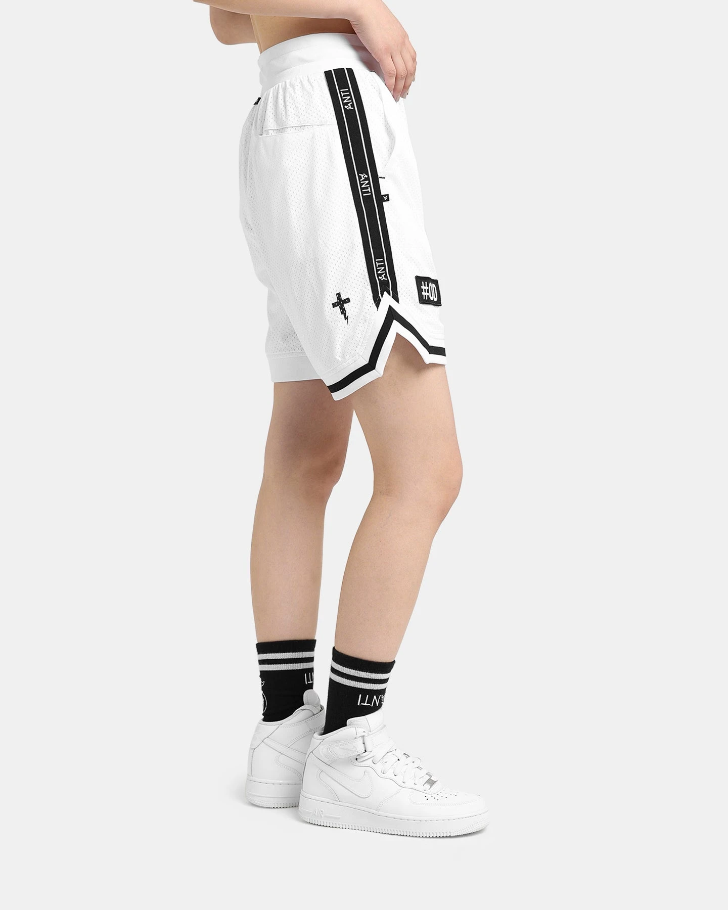 The Anti Order Off Season Basketball Shorts White/Black 7 The Anti Order Off Season Basketball Shorts White/Black - Image 5