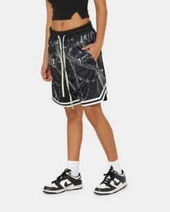 Goat Crew Barbed Wire Shorts Black/White -Sportswear Women Store 03009563 YB012 womens 00060