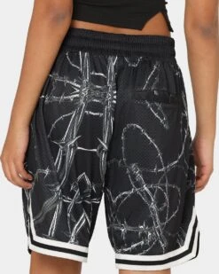 Goat Crew Barbed Wire Shorts Black/White -Sportswear Women Store 03009563 YB012 womens 00080