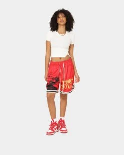 Goat Crew X Cowboy Bebop Bebop Group Shorts Red 12 Goat Crew X Cowboy Bebop Bebop Group Shorts Red -Sportswear Women Store 03009564 YR001 womens 00020