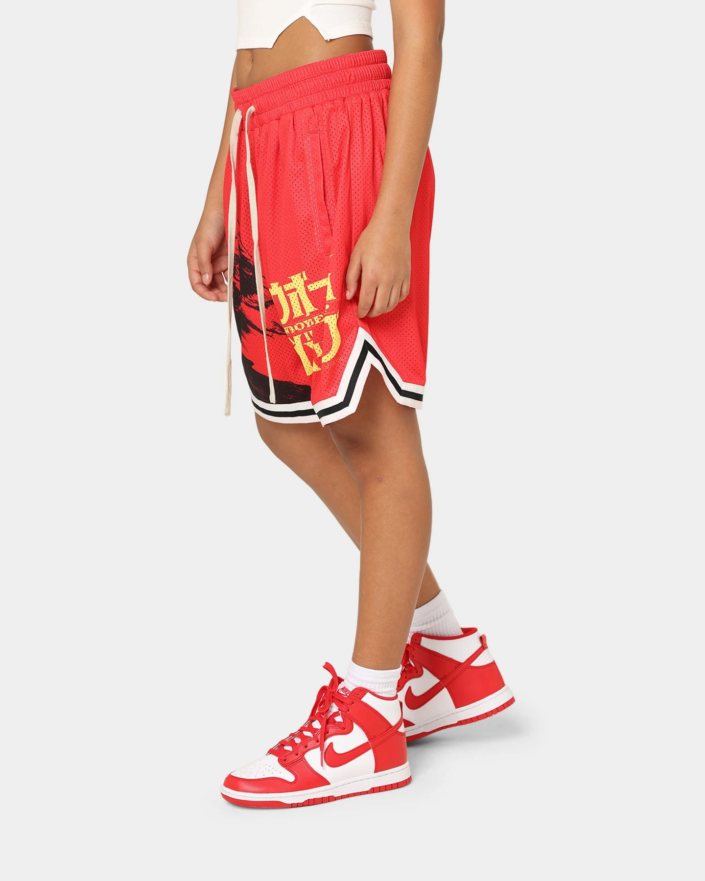 Goat Crew X Cowboy Bebop Bebop Group Shorts Red 8 Goat Crew X Cowboy Bebop Bebop Group Shorts Red - Image 6