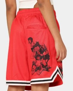 Goat Crew X Cowboy Bebop Bebop Group Shorts Red 18 Goat Crew X Cowboy Bebop Bebop Group Shorts Red -Sportswear Women Store 03009564 YR001 womens 00080