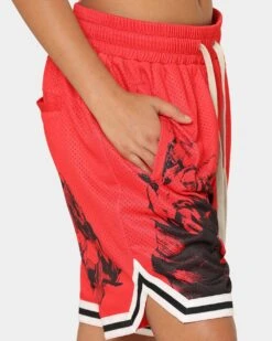 Goat Crew X Cowboy Bebop Bebop Group Shorts Red 19 Goat Crew X Cowboy Bebop Bebop Group Shorts Red -Sportswear Women Store 03009564 YR001 womens 00090