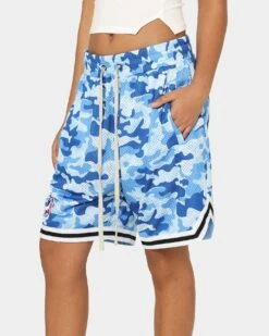 Goat Crew Camo Shorts Blue 19 Goat Crew Camo Shorts Blue -Sportswear Women Store 03009565 YX001 womens 00090
