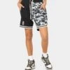 Goat Crew Half Camo Shorts Black/Black -Sportswear Women Store 03009567 YB015 womens 0010