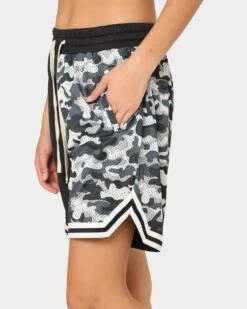 Goat Crew Half Camo Shorts Black/Black 19 Goat Crew Half Camo Shorts Black/Black -Sportswear Women Store 03009567 YB015 womens 0090