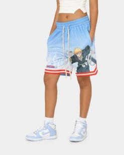 Goat Crew X Bleach Ichigo Flame Shorts Blue 16 Goat Crew X Bleach Ichigo Flame Shorts Blue -Sportswear Women Store 03009568 YX001 womens 00060