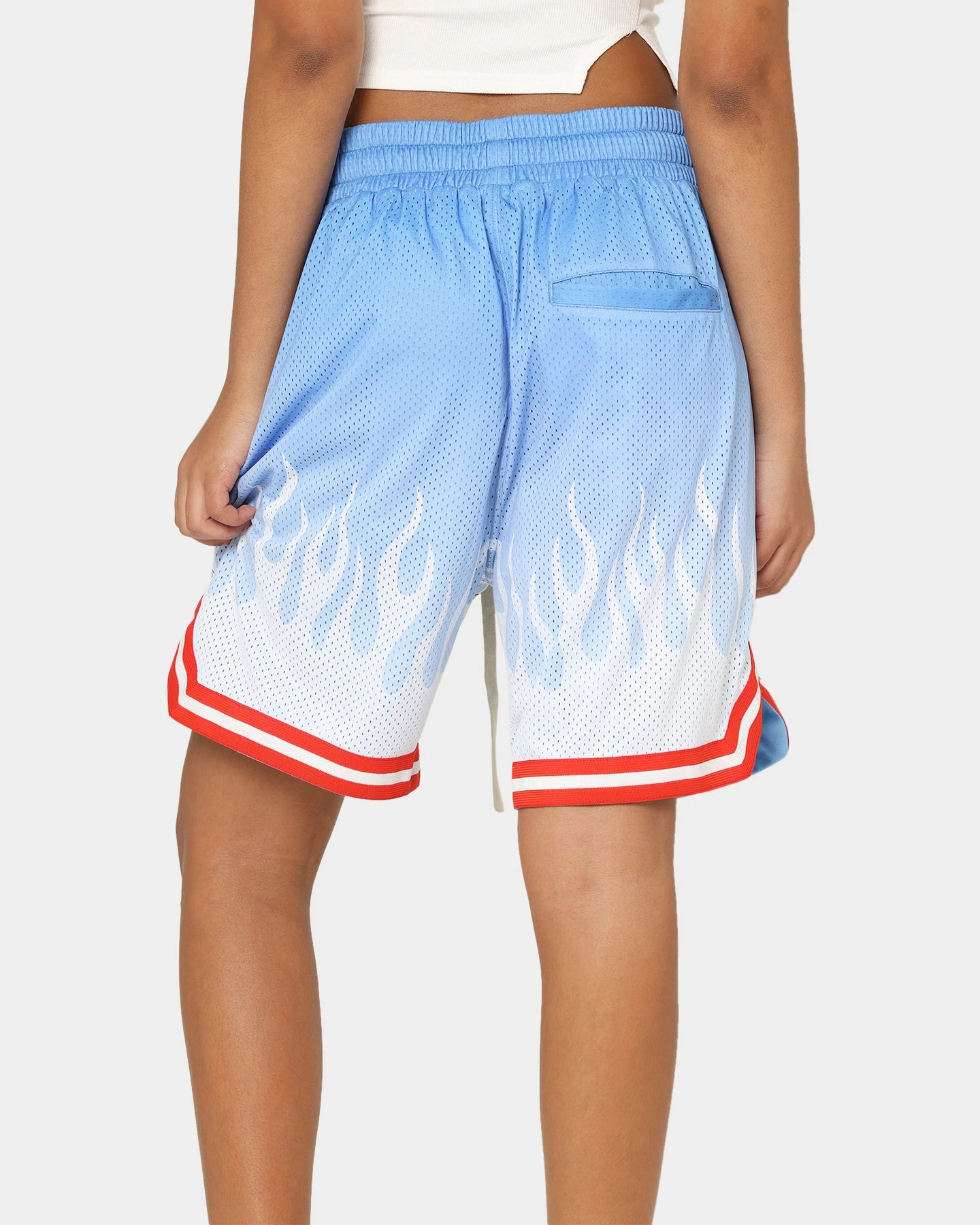 Goat Crew X Bleach Ichigo Flame Shorts Blue 10 Goat Crew X Bleach Ichigo Flame Shorts Blue - Image 8
