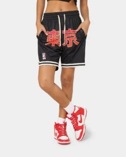 Goat Crew Kanji Flame Shorts Black/White