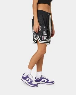 Goat Crew Patchwork Shorts Black/White 15 Goat Crew Patchwork Shorts Black/White -Sportswear Women Store 03009570 YB012 womens 0050
