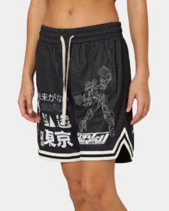 Goat Crew Patchwork Shorts Black/White 17 Goat Crew Patchwork Shorts Black/White -Sportswear Women Store 03009570 YB012 womens 0070