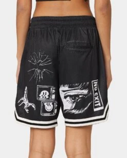Goat Crew Patchwork Shorts Black/White 18 Goat Crew Patchwork Shorts Black/White -Sportswear Women Store 03009570 YB012 womens 0080