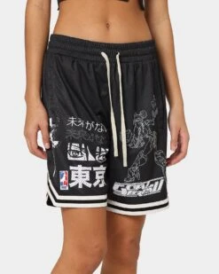 Goat Crew Patchwork Shorts Black/White 19 Goat Crew Patchwork Shorts Black/White -Sportswear Women Store 03009570 YB012 womens 0090