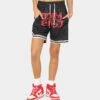 Goat Crew X Cowboy Bebop Spike Solo Shorts Black/Red -Sportswear Women Store 03009572 YB004 womens 0010