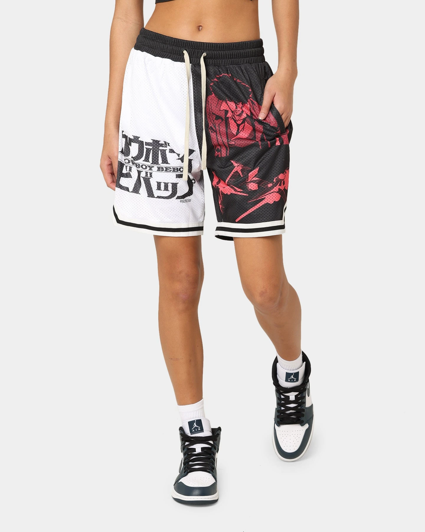 Goat Crew X Cowboy Bebop Swordfish Shorts Black/White 3 Goat Crew X Cowboy Bebop Swordfish Shorts Black/White