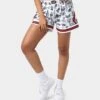Mitchell & Ness Women's Chicago Bulls Doodle Shorts Black/White 1 Mitchell & Ness Women's Chicago Bulls Doodle Shorts Black/White -Sportswear Women Store 03009579 YB012 womens 00010