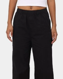 X-Girl Women's Easy Straight Pant Black -Sportswear Women Store 03009616 YB001 womens 0070
