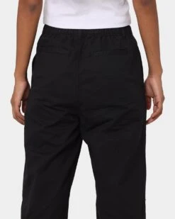 X-Girl Women's Easy Straight Pant Black -Sportswear Women Store 03009616 YB001 womens 0080