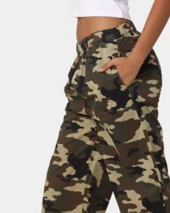 X-Girl Women's Easy Straight Pant Camo -Sportswear Women Store 03009616 YC001 womens 0040