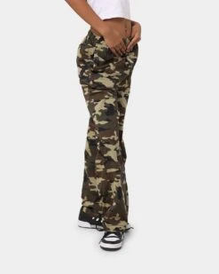 X-Girl Women's Easy Straight Pant Camo -Sportswear Women Store 03009616 YC001 womens 0050
