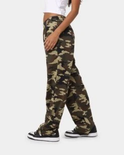 X-Girl Women's Easy Straight Pant Camo -Sportswear Women Store 03009616 YC001 womens 0060