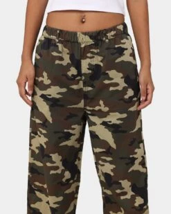 X-Girl Women's Easy Straight Pant Camo -Sportswear Women Store 03009616 YC001 womens 0070