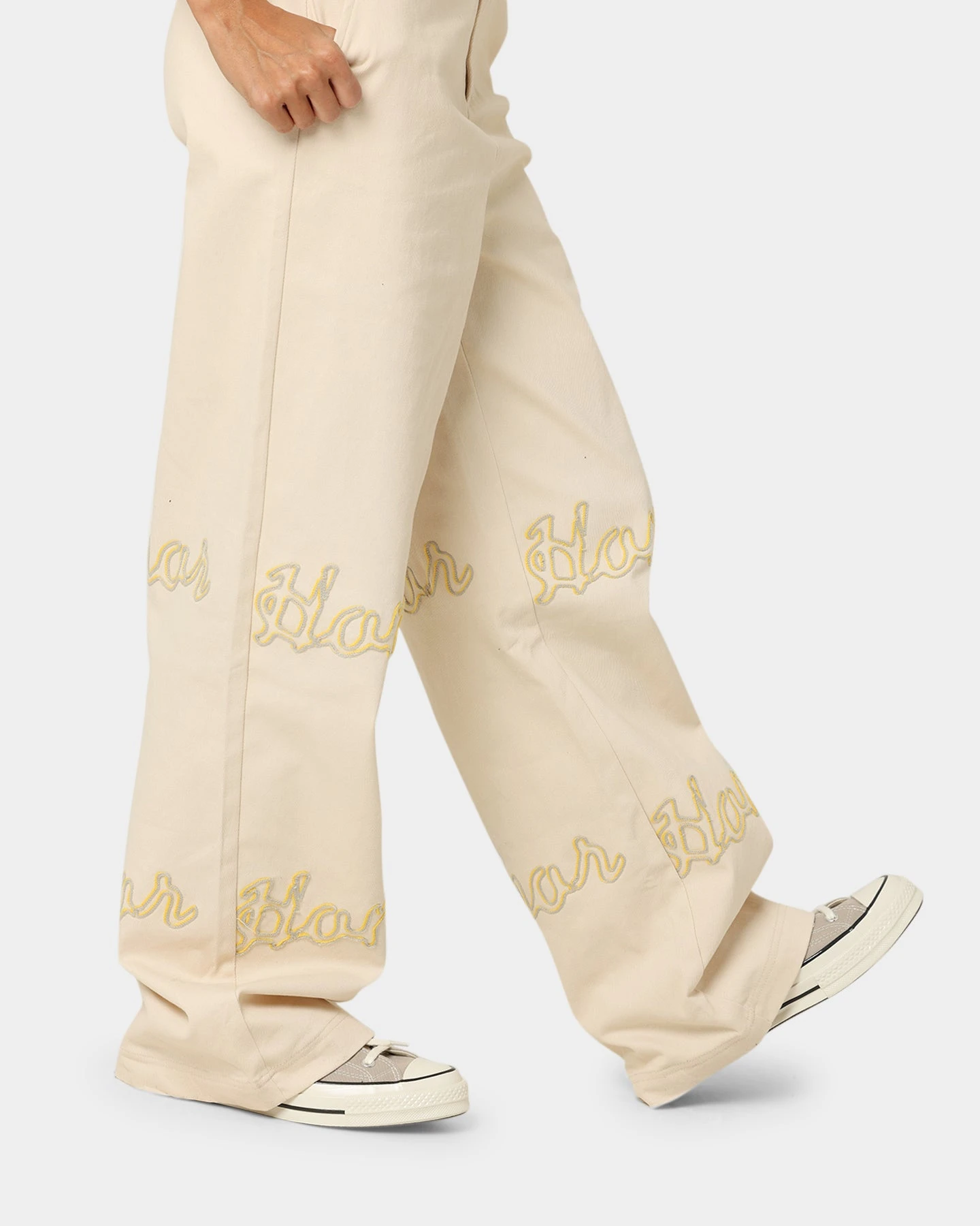 Honor The Gift Women's Hollywood Pants Cream 11 Honor The Gift Women's Hollywood Pants Cream - Image 9
