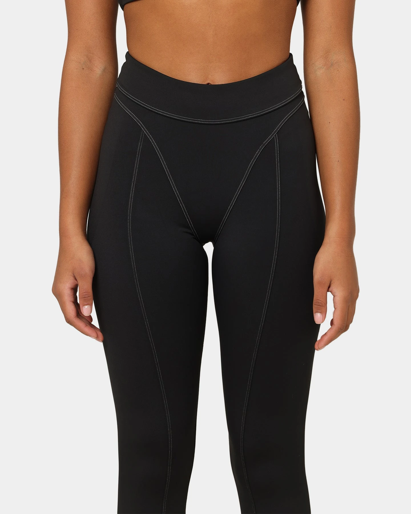 Reebok Women's Cardi B X Reebok High Rise Tights Black 5 Reebok Women's Cardi B X Reebok High Rise Tights Black - Image 3