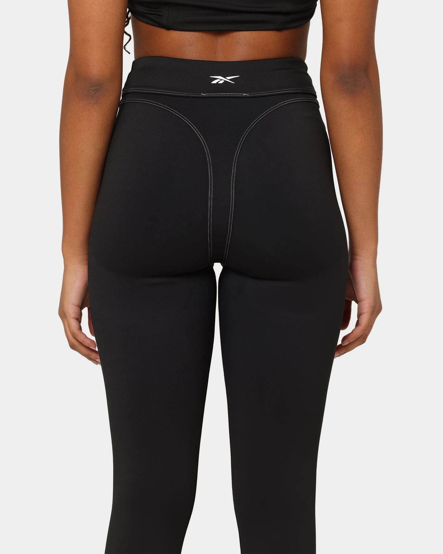 Reebok Women's Cardi B X Reebok High Rise Tights Black 10 Reebok Women's Cardi B X Reebok High Rise Tights Black - Image 8