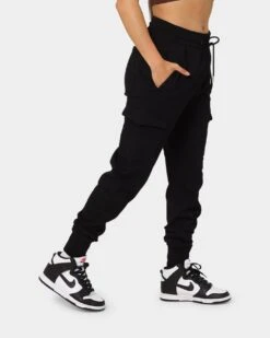 Carré Evolution Cargo Sweatpants Black 15 Carré Evolution Cargo Sweatpants Black -Sportswear Women Store 03009918 YB001 womens 0050