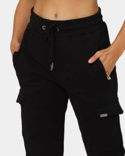 Carré Evolution Cargo Sweatpants Black 17 Carré Evolution Cargo Sweatpants Black -Sportswear Women Store 03009918 YB001 womens 0070