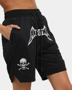 The Anti Order Heavy Metal Basketball Shorts Black/White 13 The Anti Order Heavy Metal Basketball Shorts Black/White -Sportswear Women Store 03010008 YB012 womens 030