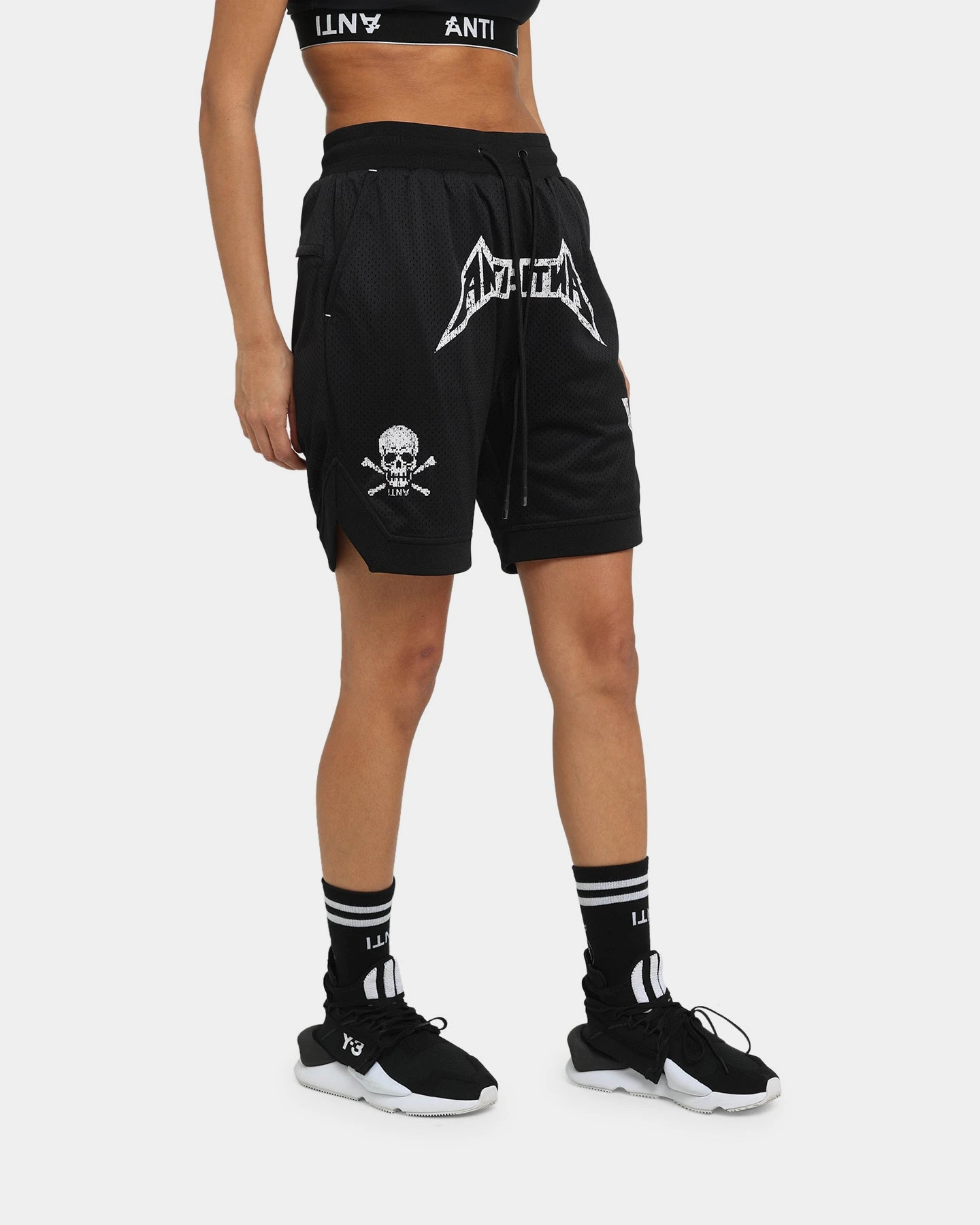 The Anti Order Heavy Metal Basketball Shorts Black/White 7 The Anti Order Heavy Metal Basketball Shorts Black/White - Image 5