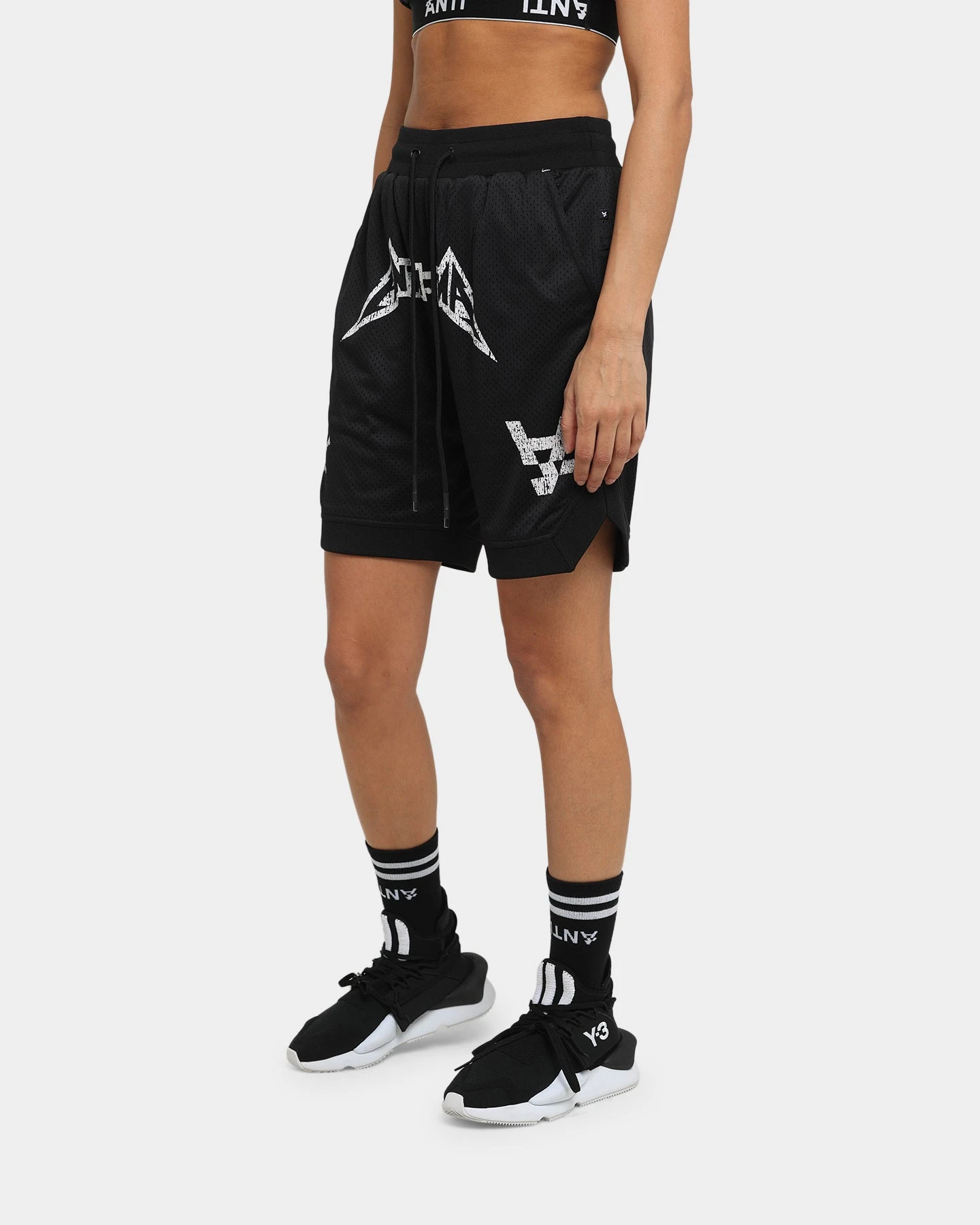 The Anti Order Heavy Metal Basketball Shorts Black/White 8 The Anti Order Heavy Metal Basketball Shorts Black/White - Image 6