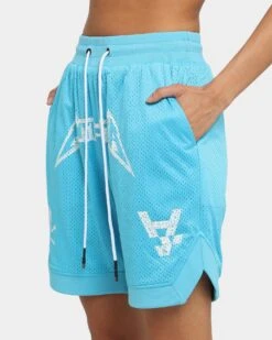 The Anti Order Heavy Metal Basketball Shorts Cyan 13 The Anti Order Heavy Metal Basketball Shorts Cyan -Sportswear Women Store 03010008 YC842 womens 040