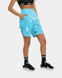 The Anti Order Heavy Metal Basketball Shorts Cyan 14 The Anti Order Heavy Metal Basketball Shorts Cyan -Sportswear Women Store 03010008 YC842 womens 050