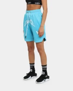 The Anti Order Heavy Metal Basketball Shorts Cyan 15 The Anti Order Heavy Metal Basketball Shorts Cyan -Sportswear Women Store 03010008 YC842 womens 060