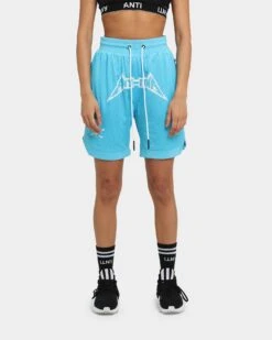 The Anti Order Heavy Metal Basketball Shorts Cyan 16 The Anti Order Heavy Metal Basketball Shorts Cyan -Sportswear Women Store 03010008 YC842 womens 070