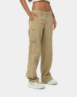 X-Girl Work Cargo Pants Khaki -Sportswear Women Store 03010228 YK001 womens 0050