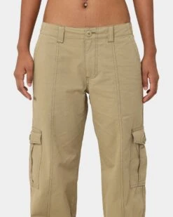 X-Girl Work Cargo Pants Khaki -Sportswear Women Store 03010228 YK001 womens 0070