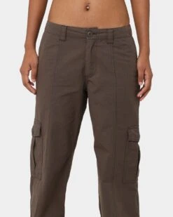 X-Girl Work Cargo Pants Smoke -Sportswear Women Store 03010228 YS307 womens 0070