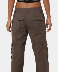 X-Girl Work Cargo Pants Smoke -Sportswear Women Store 03010228 YS307 womens 0080